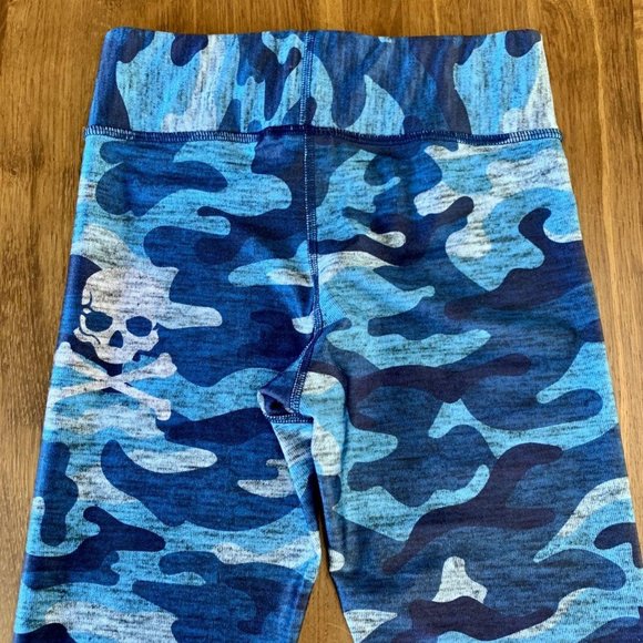 TEREZ for SOULCYCLE Womens Camo Leggings XS X-Small SOUL CYCLE Full Length Blue - Picture 5 of 6